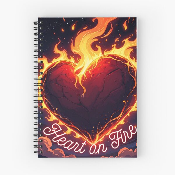 Item preview, Heart on Fire designed and sold by Ellesson.