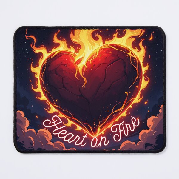 Item preview, Heart on Fire designed and sold by Ellesson.