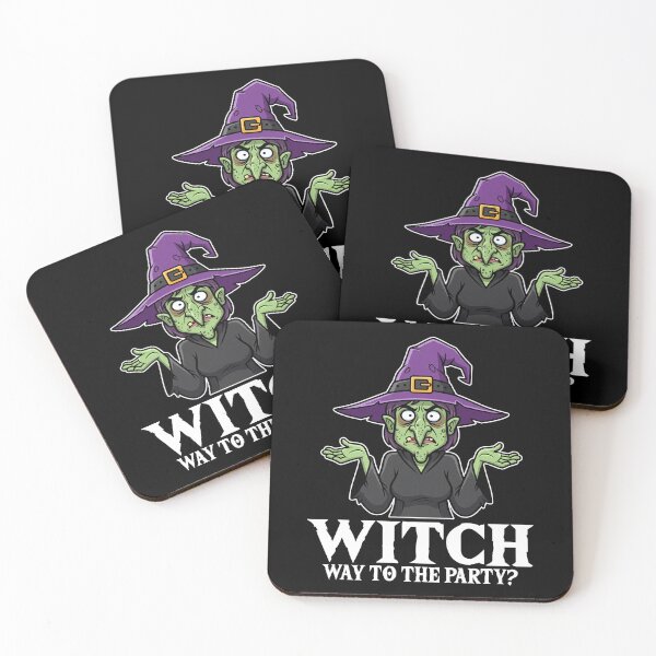 Item preview, WITCH WAY TO THE PARTY - WITCH HALLOWEEN designed and sold by KEF Custom.