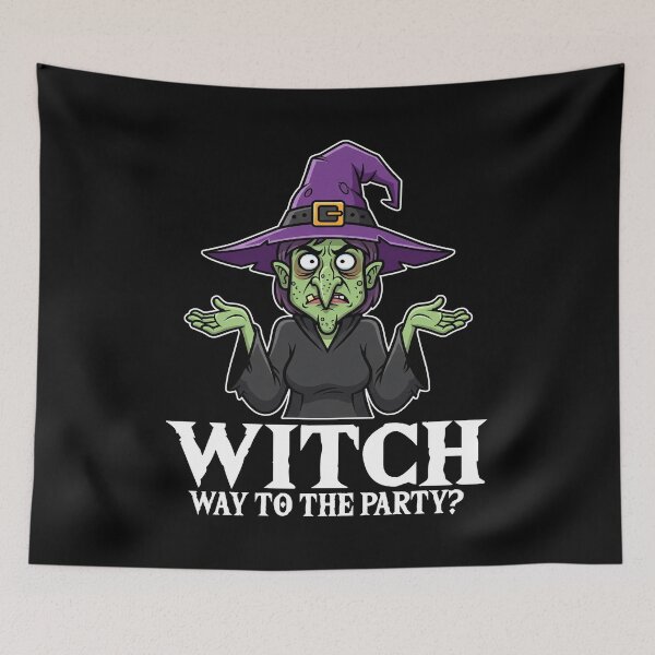 Item preview, WITCH WAY TO THE PARTY - WITCH HALLOWEEN designed and sold by KEF Custom.