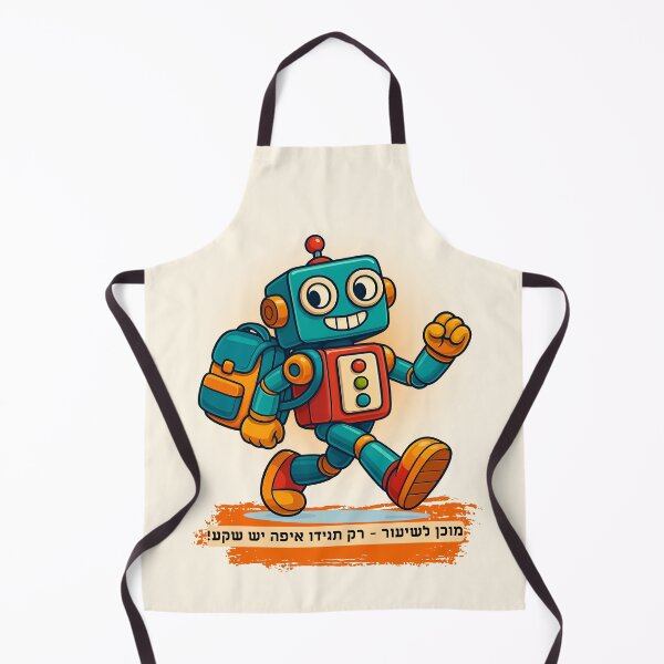 Item preview, Hebrew Robot School Ready - Plug Me In! designed and sold by OMdesign10.