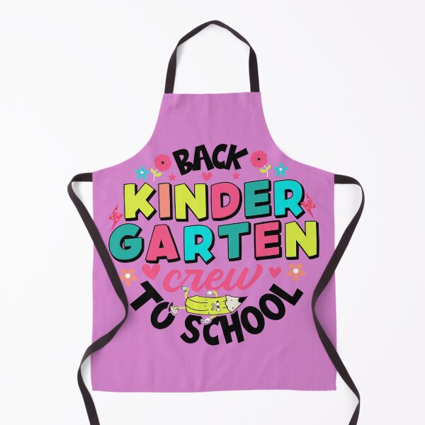 Item preview, Kinder garten crew is back to school tees 100% cotton designed and sold by TEEDESIGMSTUDIO.