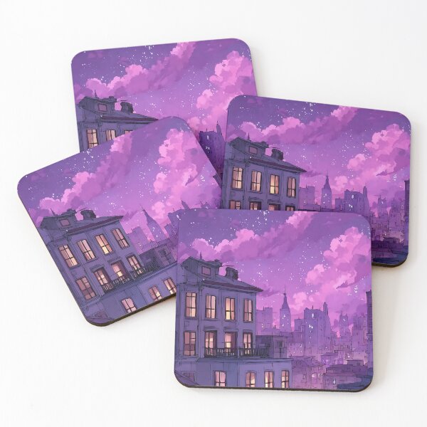 Item preview, Soft Purple Lofi Violet Drift designed and sold by bapupa.