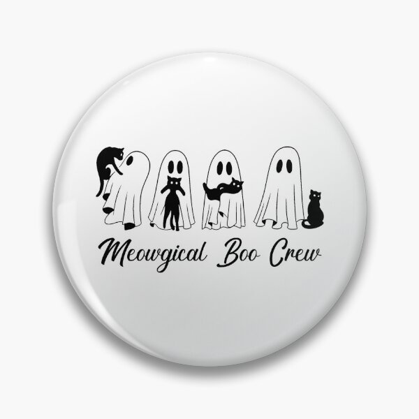 Item preview, Halloween Ghosts and Cats Meowgical Boo Crew designed and sold by Blok45.
