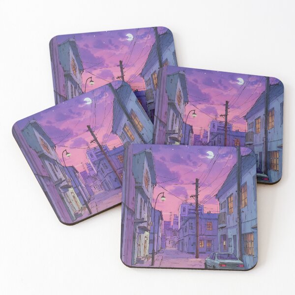 Item preview, Soft Purple Lofi Night Fade designed and sold by bapupa.