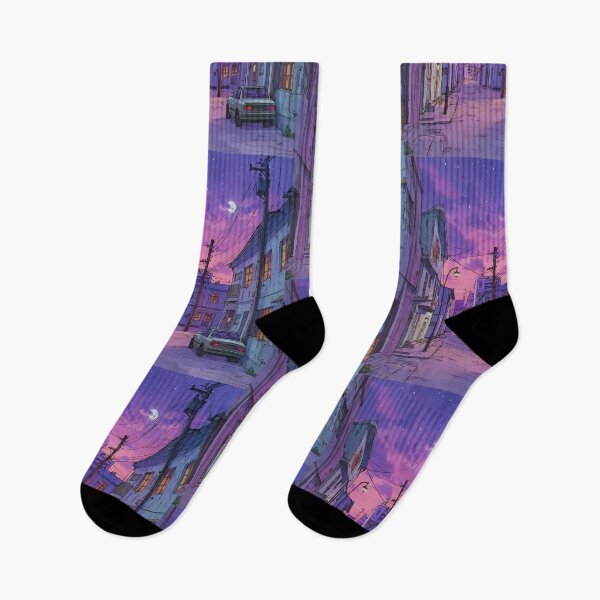 Item preview, Soft Purple Lofi Night Fade designed and sold by bapupa.