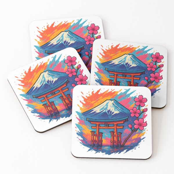 Item preview, Fuji & Torii – Japan in color designed and sold by FreddyE.