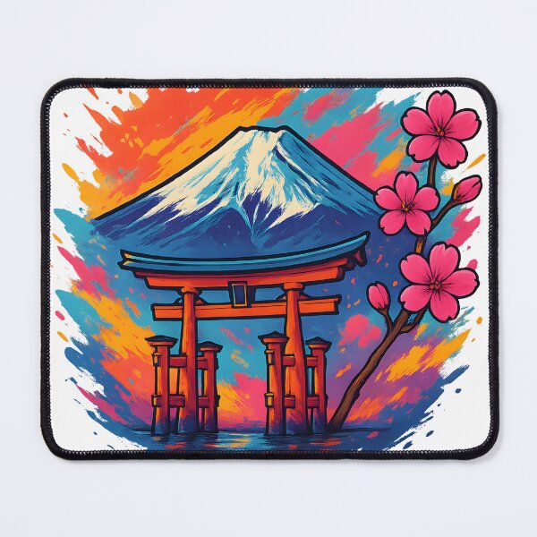 Item preview, Fuji & Torii – Japan in color designed and sold by FreddyE.