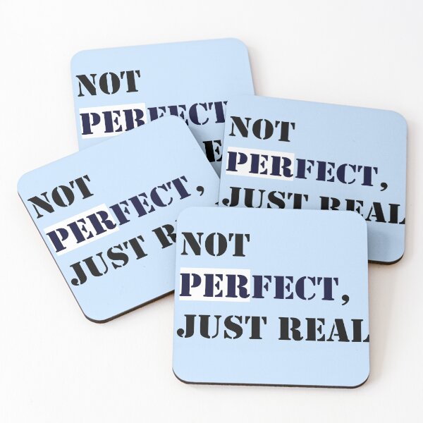 Item preview, NOT PERFECT, JUST REAL designed and sold by Poraqui.
