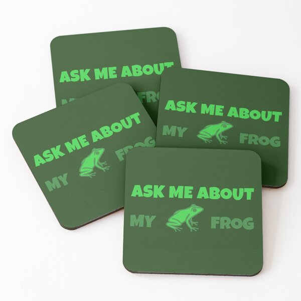 Item preview, Ask Me About My Frog – Funny Frog Lover Design designed and sold by donwillisjrart.