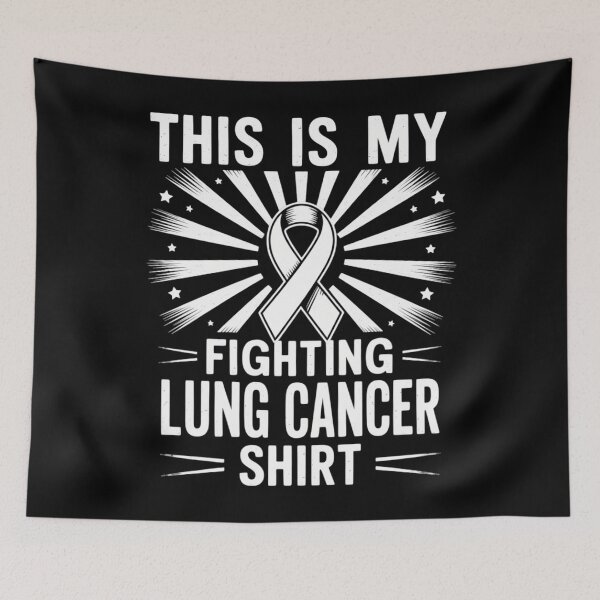 Item preview, Fighting Lung Cancer Carcinoma Malignant Tumor designed and sold by DoorwayThreads.