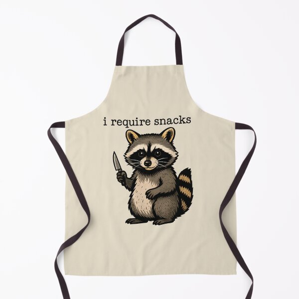 Item preview, I Require Snacks Raccoon Pop Art Snack Demand designed and sold by rafalZielinski.