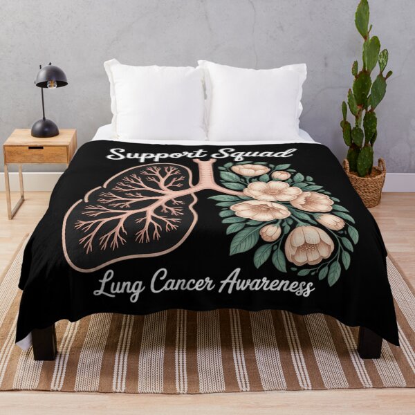 Item preview, Floral I Wear White for My Mom Lung Cancer Awareness designed and sold by DoorwayThreads.