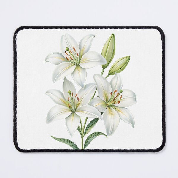 Item preview, Aesthetic Lilies, lily flowers designed and sold by iclipart.