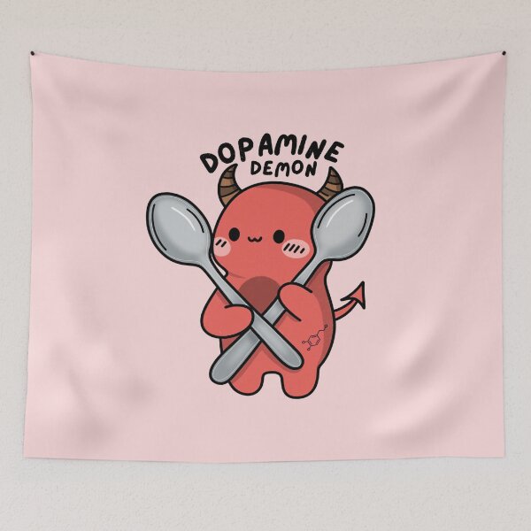 Item preview, Dopamine Demon designed and sold by Dani Moffet.