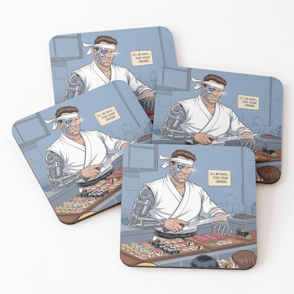 Item preview, Sushinator: I'll Be Back... for Your Order! designed and sold by SammyMorry.