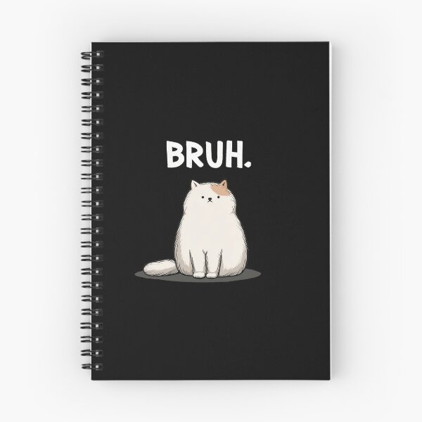 Item preview, Funny Meme - Bruh. - Minimalist Unimpressed Cat designed and sold by hamishby.