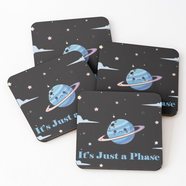Item preview, It’s Just a Phase – Kawaii Sad Planet Art designed and sold by PunnyBean.