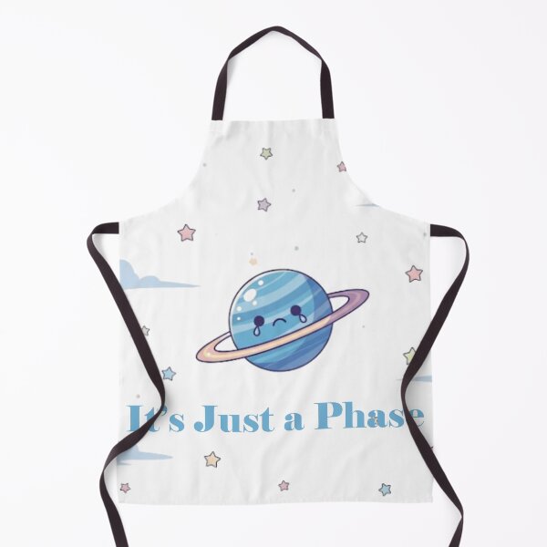 Item preview, It’s Just a Phase – Kawaii Sad Planet Art designed and sold by PunnyBean.