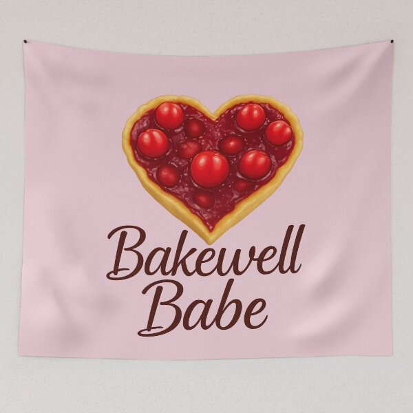 Item preview, Bakewell Babe Cherry Tart Pink Aesthetic  designed and sold by Uglyandcute.