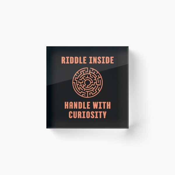 Item preview, Riddle Inside Handle With Curosity designed and sold by monika-arthing.