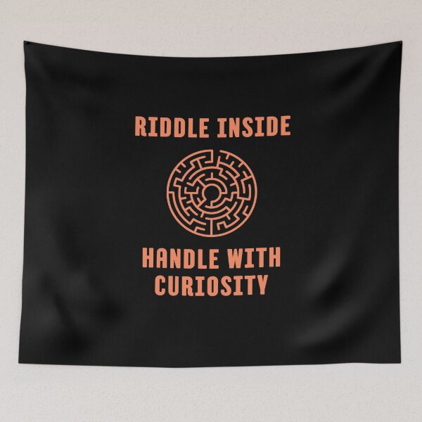 Item preview, Riddle Inside Handle With Curosity designed and sold by monika-arthing.