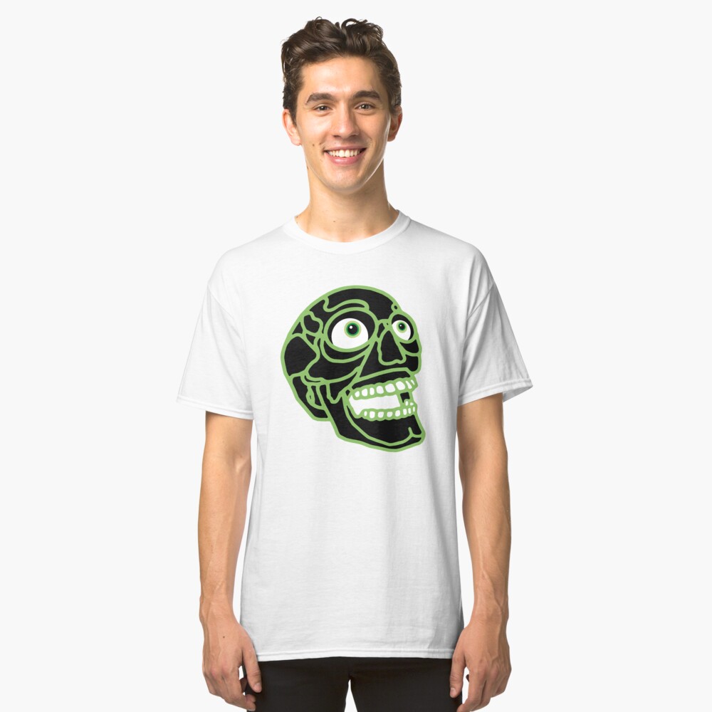 Skull (black) Classic T-Shirt
