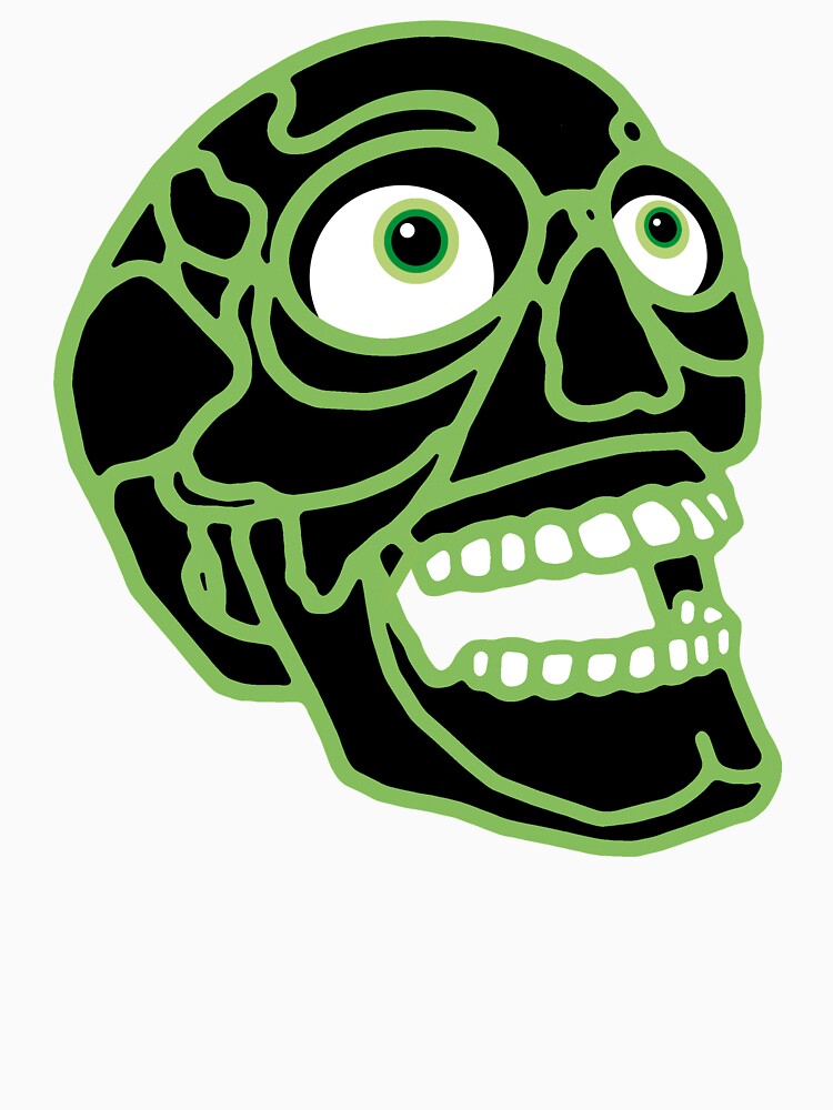 Skull (black) by tierneyart