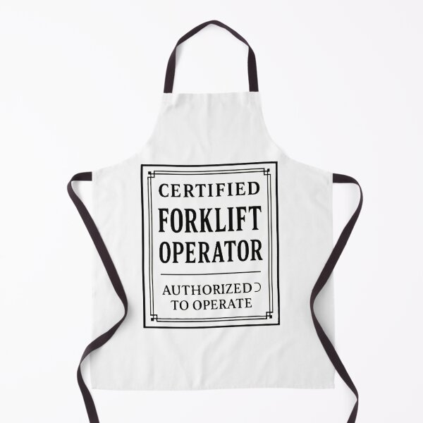 Item preview, Certified Forklift Operator – Retro Warehouse License Badge designed and sold by RetroNibylander.