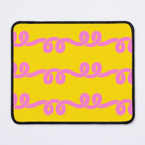 Item preview, FD 0001 G - Loopy Scribble - Pink & Yellow designed and sold by o finding Studio.