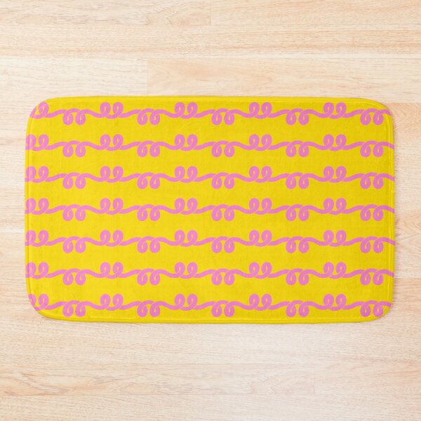 Item preview, FD 0001 G - Loopy Scribble - Pink & Yellow designed and sold by o finding Studio.