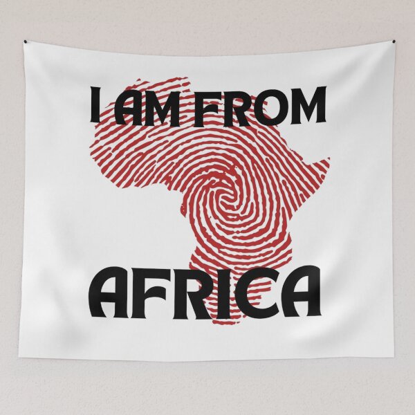 Item preview, African Identity – Fingerprint Map Design designed and sold by Nuvijo.