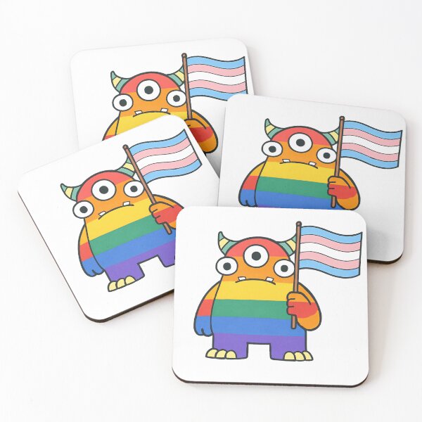Item preview, Trans Pride Monster designed and sold by SavantSnails.
