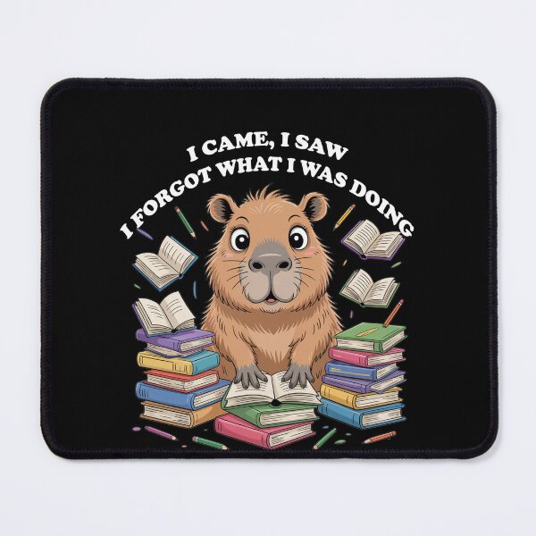 Item preview, Funny Capybara I Came I Saw I Forgot What I Was Doing School Design designed and sold by MonkiFlipp.