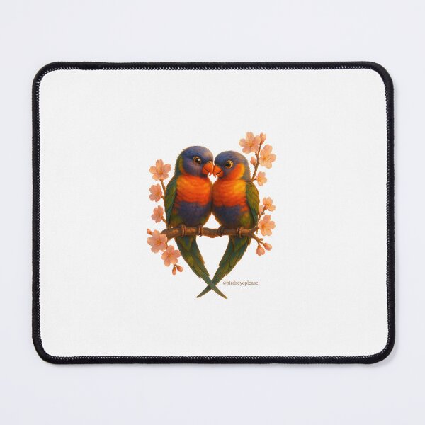 Item preview, Lorikeets in Love: A Colorful Avian Romance designed and sold by MUV3.
