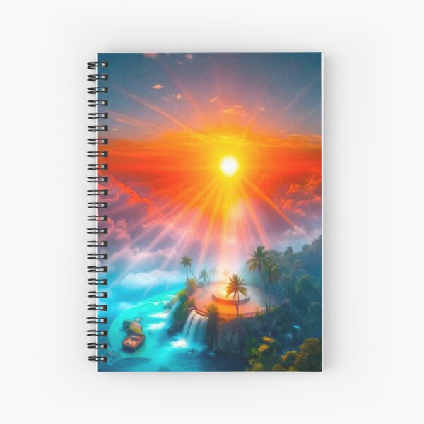 Arteman Inspiration - Collection Oasis Paradisiaque - "Illumination" Cahier à spirale