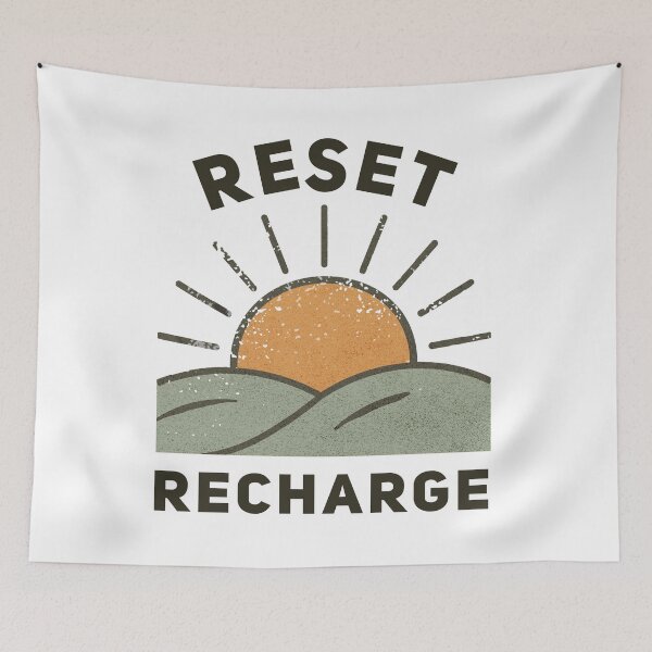 Item preview, Reset & Recharge designed and sold by Unruly Stitched.