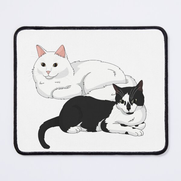 Item preview, Two Cats: Tuxedo Cat & Angora Cat designed and sold by Aycany Design.