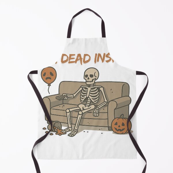Item preview, Funny Lazy Halloween Skeleton – “I’m Dead Inside” Design designed and sold by Aube11.