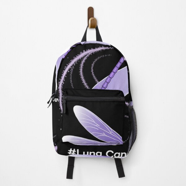 Item preview, Hippie Dragonfly White Ribbon Lung Cancer Awareness designed and sold by WalshDrawnLaugh.