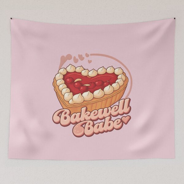 Item preview,  Bakewell Babe Cherry Tart Pink Aesthetic  designed and sold by Uglyandcute.