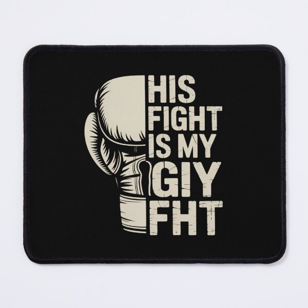Item preview, His Fight Is My Fight for a Lung Cancer Survivor designed and sold by WalshDrawnLaugh.