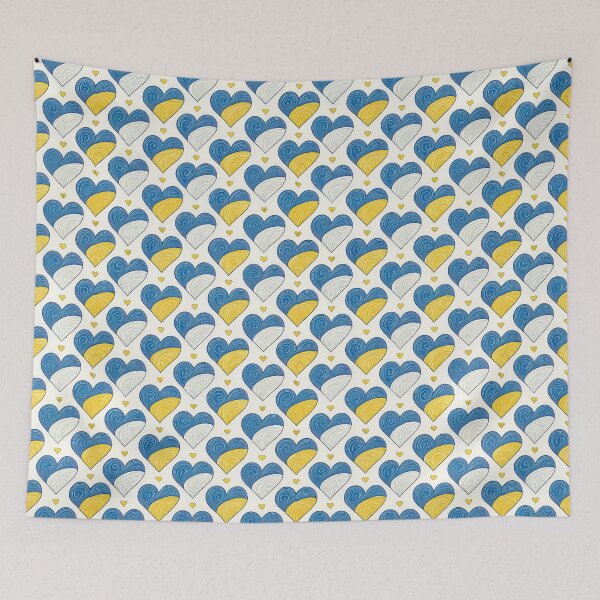 Item preview, Ukrainian Hearts Seamless Pattern. designed and sold by RGShirtWorks.