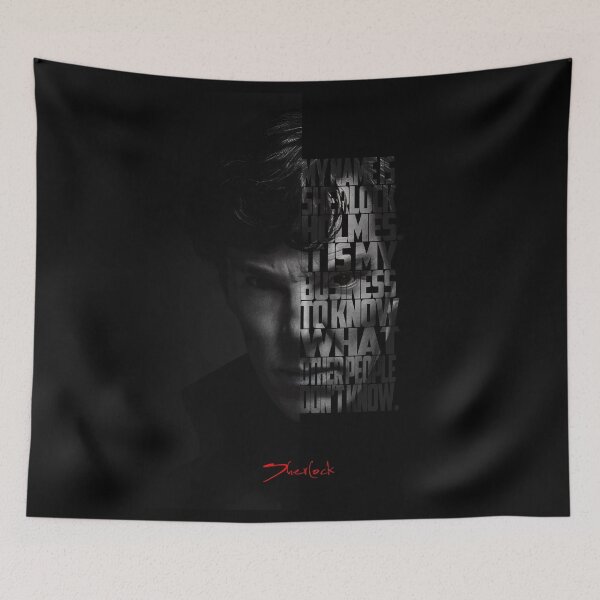 Item preview, Sherlock – Iconic Quote Minimalist Poster designed and sold by Enea Kelo.