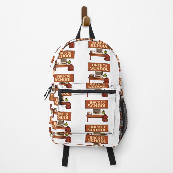 Item preview, Back to school concept with computer and supplies, pixel art style, isolated, AI generated designed and sold by dvoevnore.