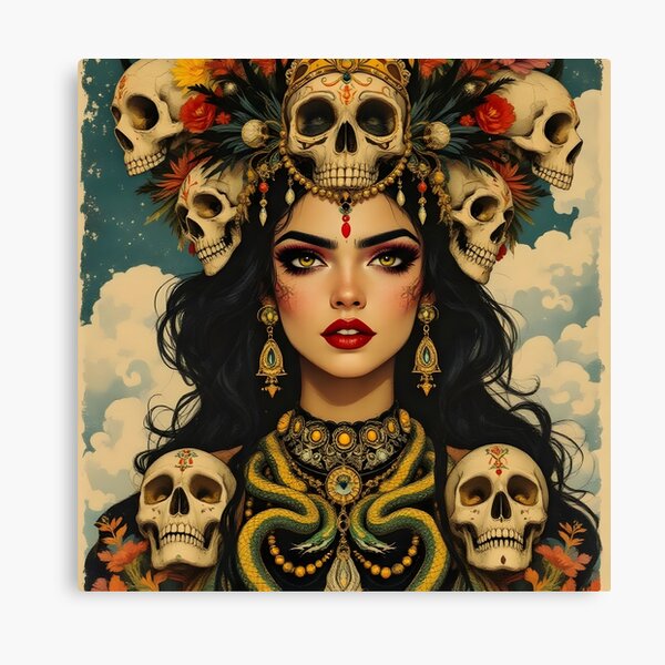 Item preview, Coatlicue – Aztec Earth Goddess of Life, Death, and Rebirth designed and sold by SoniaSarkali.