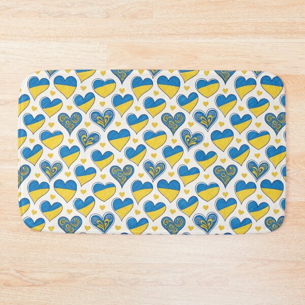 Item preview, Ukrainian Hearts Seamless Pattern. designed and sold by ML-Media.
