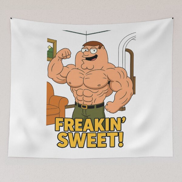 Item preview, Buff Peter Griffin Parody – Freakin’ Sweet Gym Gains designed and sold by Enea Kelo.