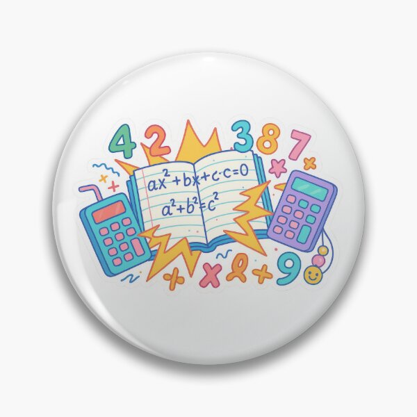 Item preview, Mathematics and calculator doodles for back to school theme, background, AI generated designed and sold by dvoevnore.