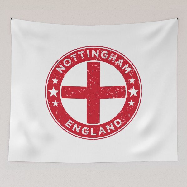 Item preview, Nottingham England East Midlands Pride St George’s Cross Design designed and sold by ArtByKatti.